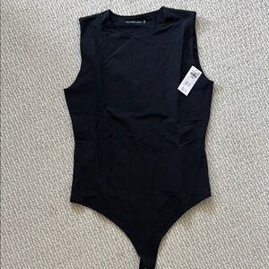 Abercrombie & Fitch Black Bodysuit with Scoop Neckline